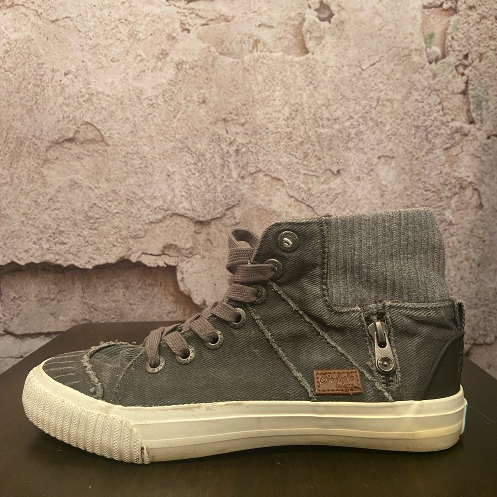 Blowfish Grey Canvas Hi Tops